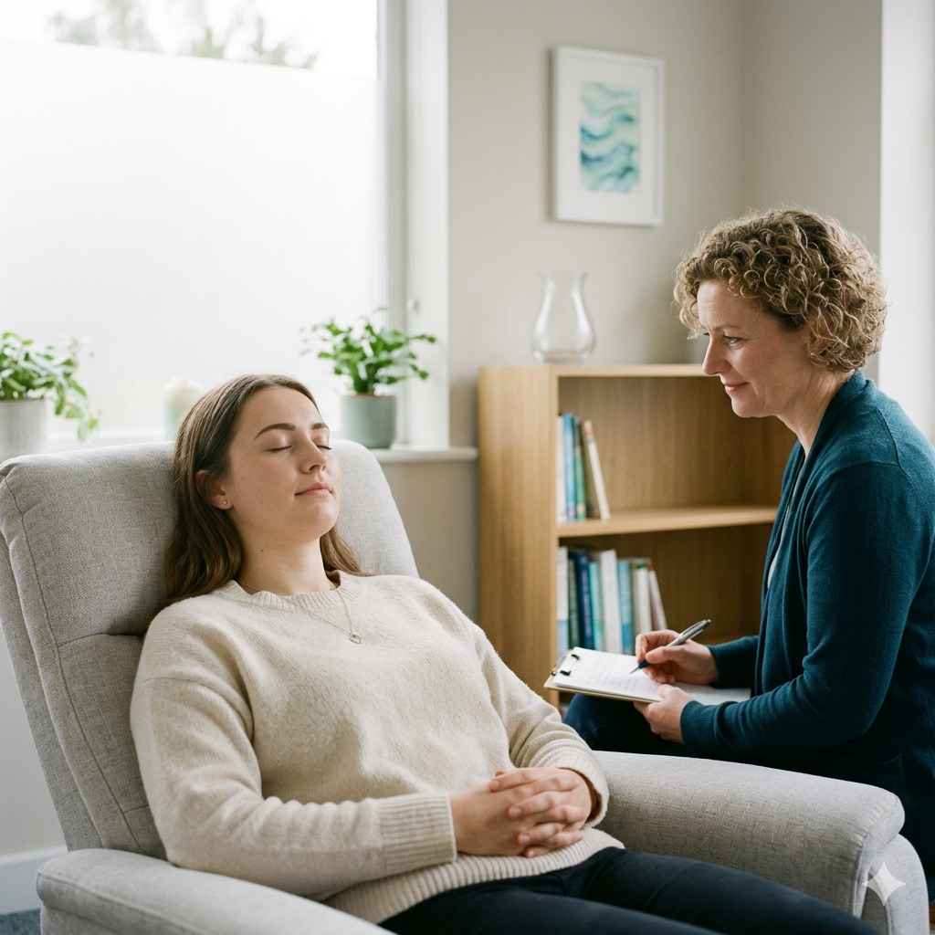 Hypnotherapy session